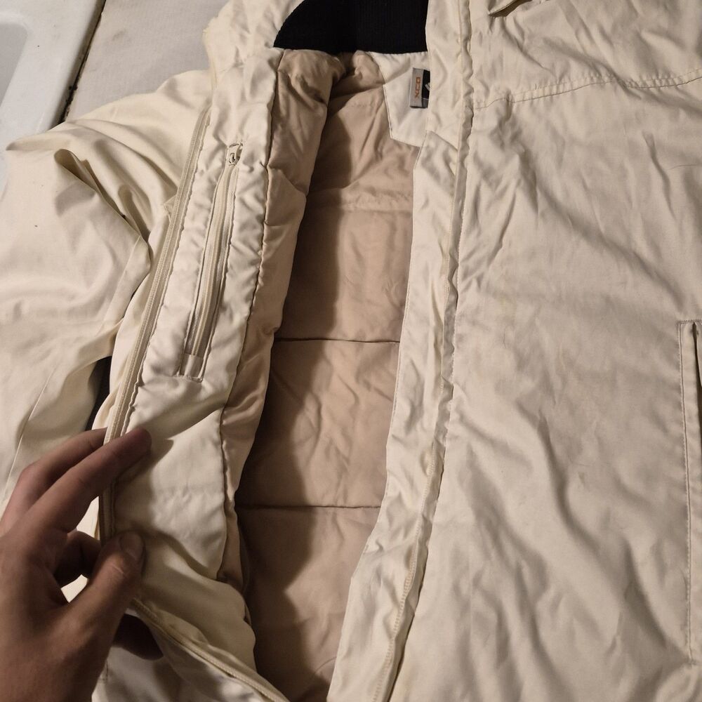 Columbia Women’s Medium White Down Winter Coat XCO Detachable Hood - Picture 9 of 16